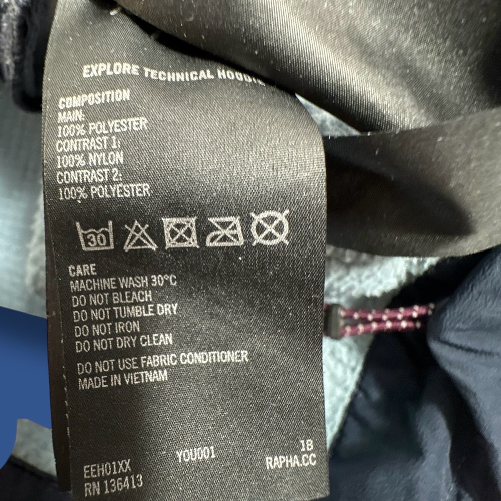 Rapha Explore Technical Hoodie Fleece Cycling Jac… - image 6